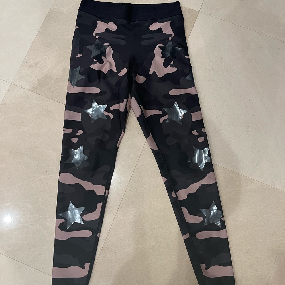 ultracor Black and Pink Camo Star Leggings